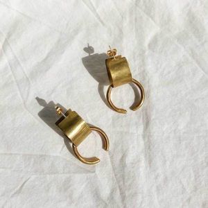 EDAS CLEO EARRINGS / BRASS / STERLING SILVER